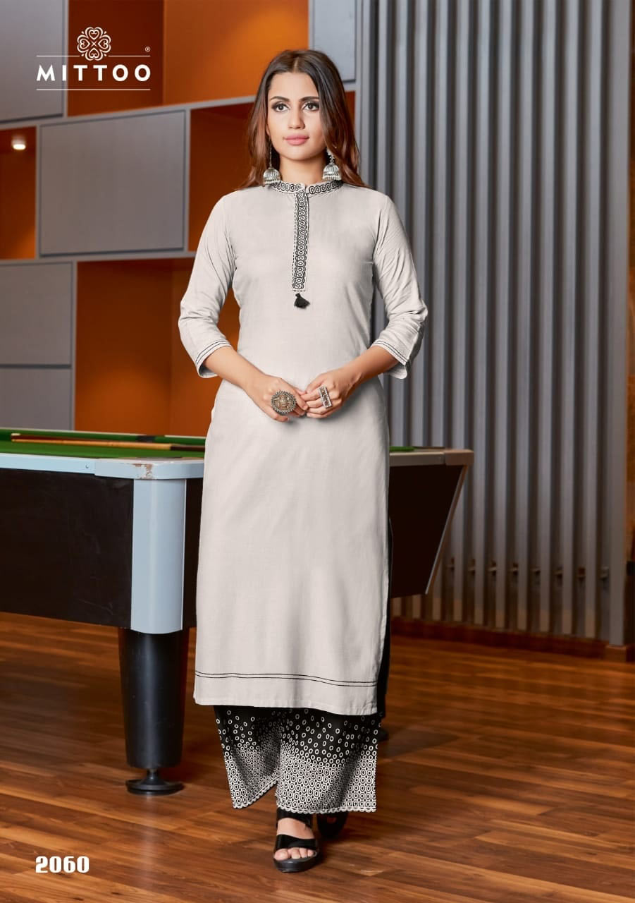 Mittoo Panghat Vol-9 Rayon Printed Palazzo Kurti Mittoo Panghat Vol-9 Rayon Printed Palazzo Kurti